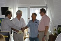 Ehrung von Roland Pöhls und Bernhard Huber